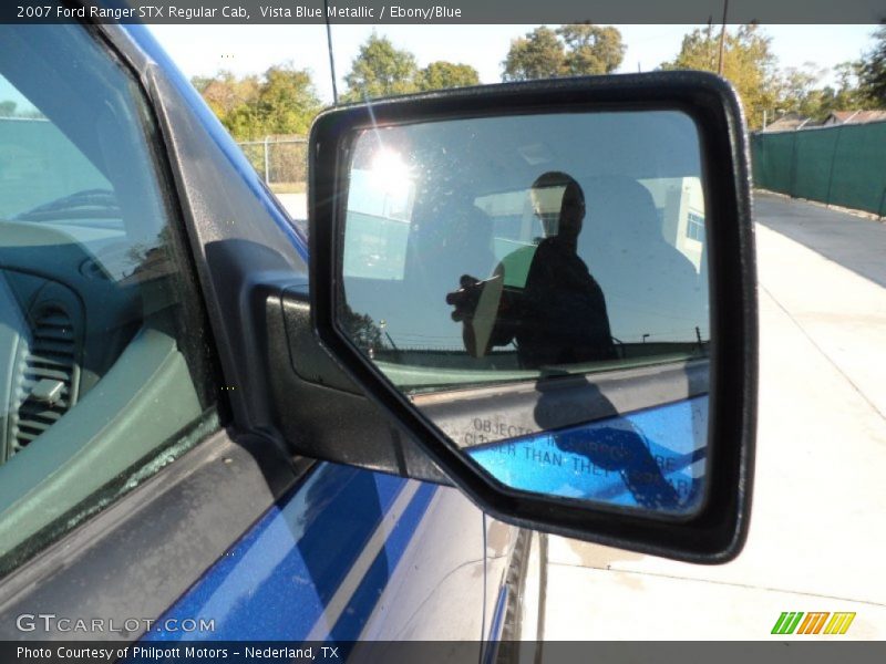 Vista Blue Metallic / Ebony/Blue 2007 Ford Ranger STX Regular Cab