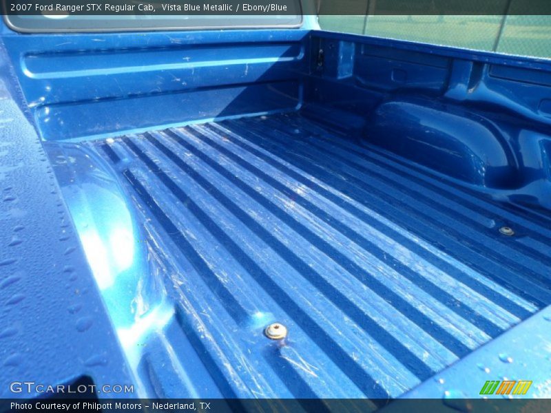 Vista Blue Metallic / Ebony/Blue 2007 Ford Ranger STX Regular Cab