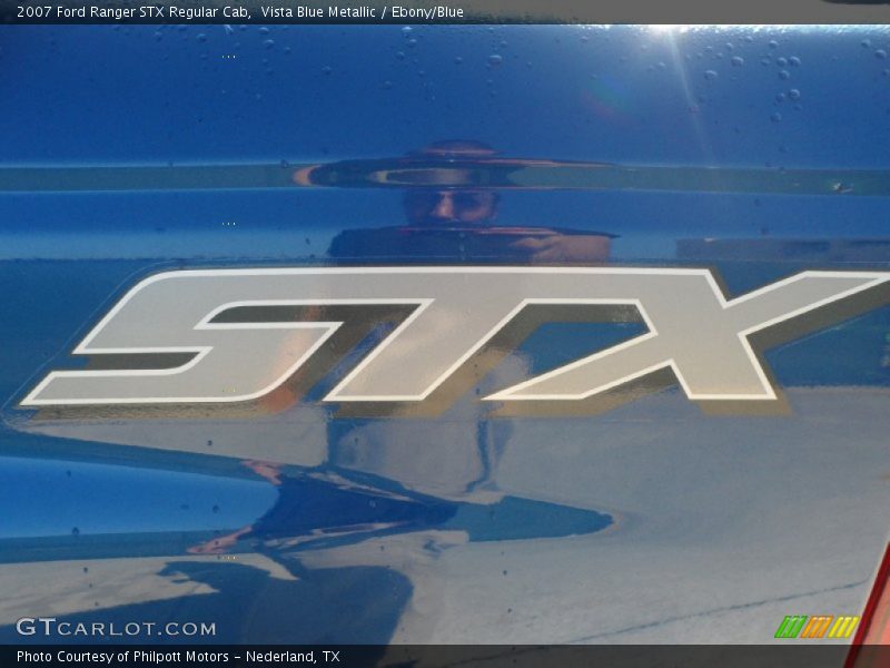 Vista Blue Metallic / Ebony/Blue 2007 Ford Ranger STX Regular Cab