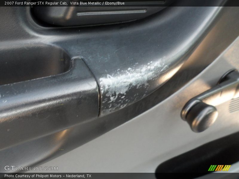 Vista Blue Metallic / Ebony/Blue 2007 Ford Ranger STX Regular Cab
