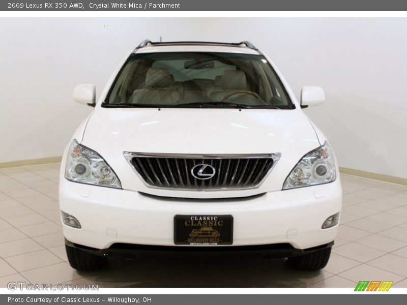 Crystal White Mica / Parchment 2009 Lexus RX 350 AWD