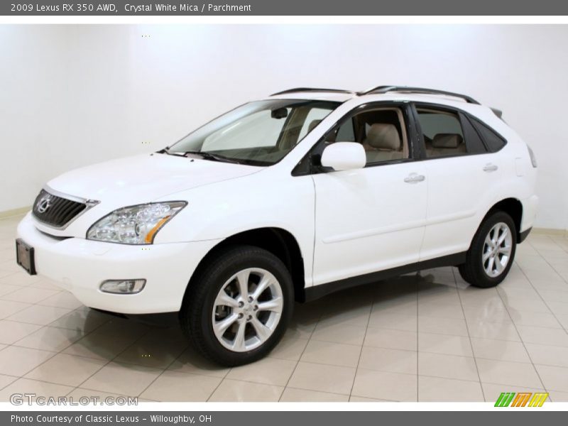 Crystal White Mica / Parchment 2009 Lexus RX 350 AWD