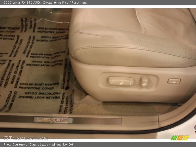 Crystal White Mica / Parchment 2009 Lexus RX 350 AWD
