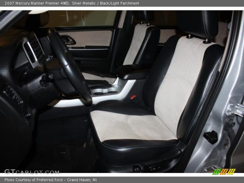 Silver Metallic / Black/Light Parchment 2007 Mercury Mariner Premier 4WD