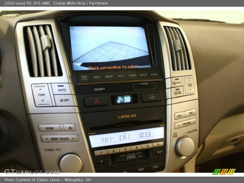 Crystal White Mica / Parchment 2009 Lexus RX 350 AWD