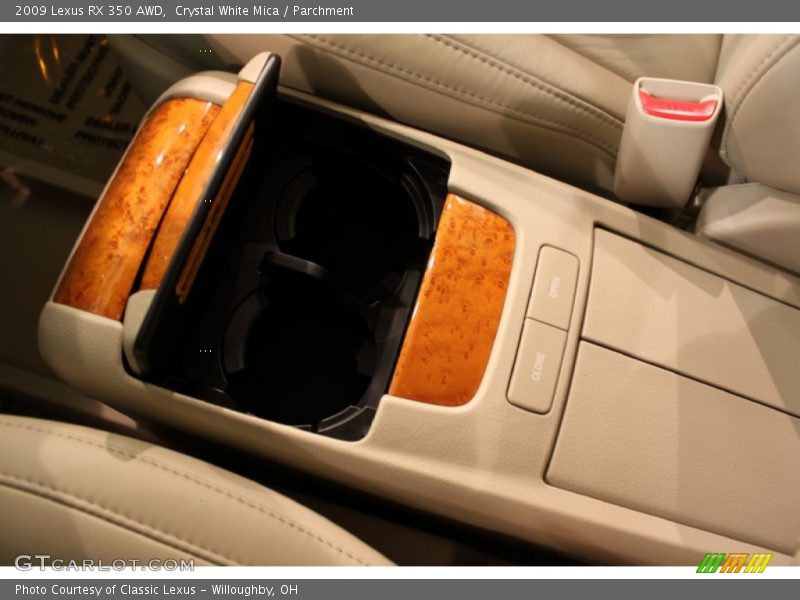 Crystal White Mica / Parchment 2009 Lexus RX 350 AWD