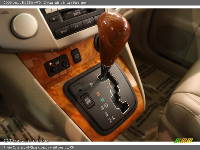 Crystal White Mica / Parchment 2009 Lexus RX 350 AWD