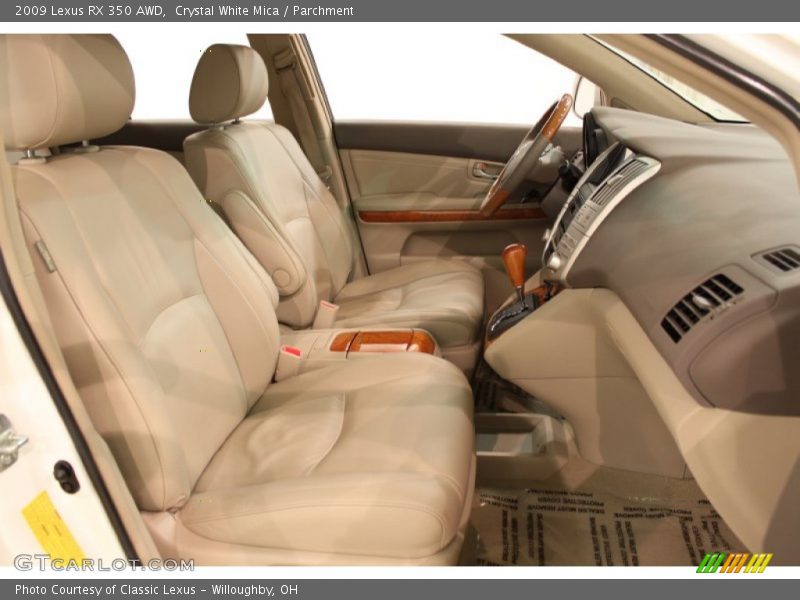 Crystal White Mica / Parchment 2009 Lexus RX 350 AWD