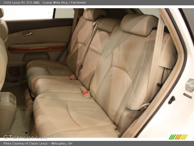 Crystal White Mica / Parchment 2009 Lexus RX 350 AWD