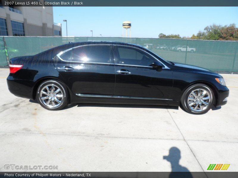 Obsidian Black / Black 2007 Lexus LS 460 L
