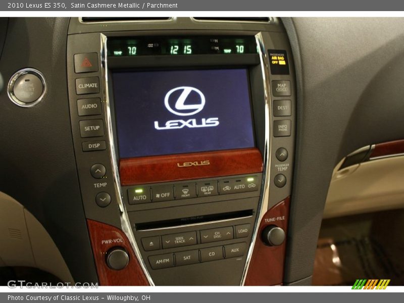 Satin Cashmere Metallic / Parchment 2010 Lexus ES 350