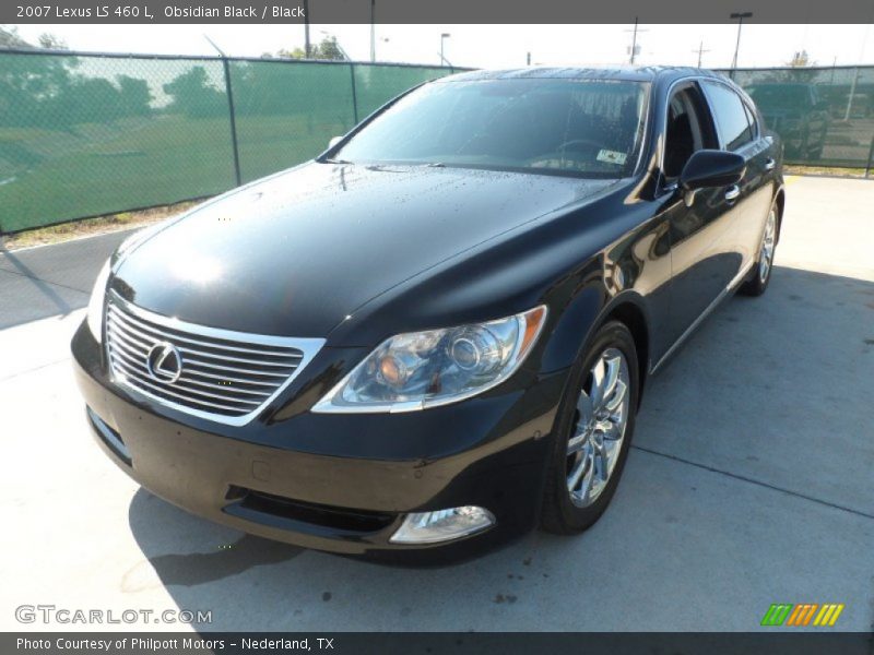 Obsidian Black / Black 2007 Lexus LS 460 L