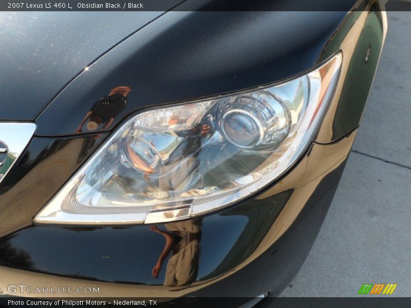 Obsidian Black / Black 2007 Lexus LS 460 L