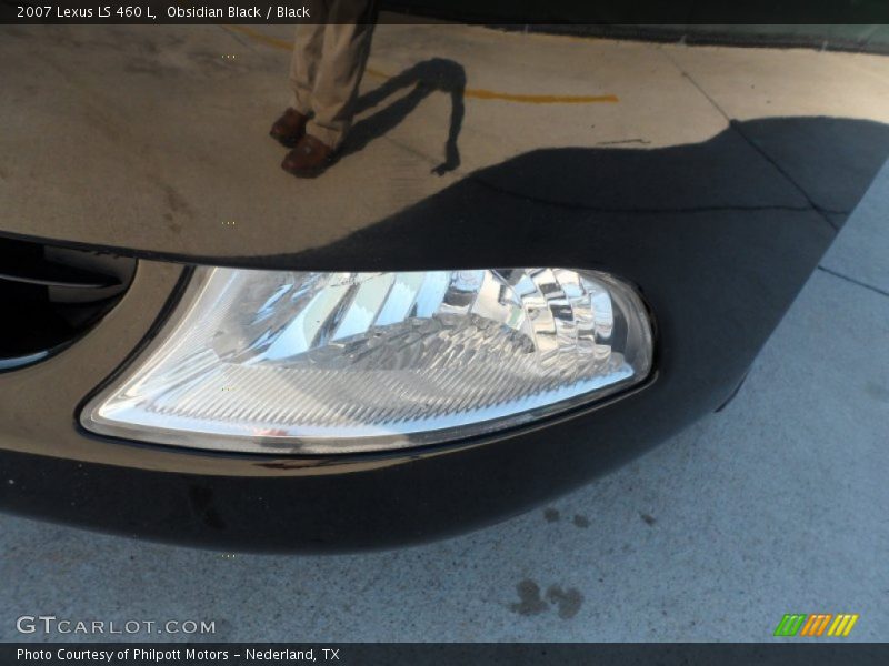 Obsidian Black / Black 2007 Lexus LS 460 L