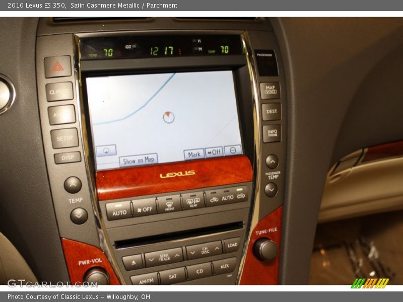 Satin Cashmere Metallic / Parchment 2010 Lexus ES 350