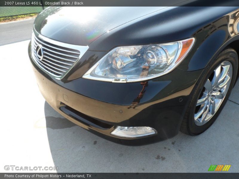 Obsidian Black / Black 2007 Lexus LS 460 L