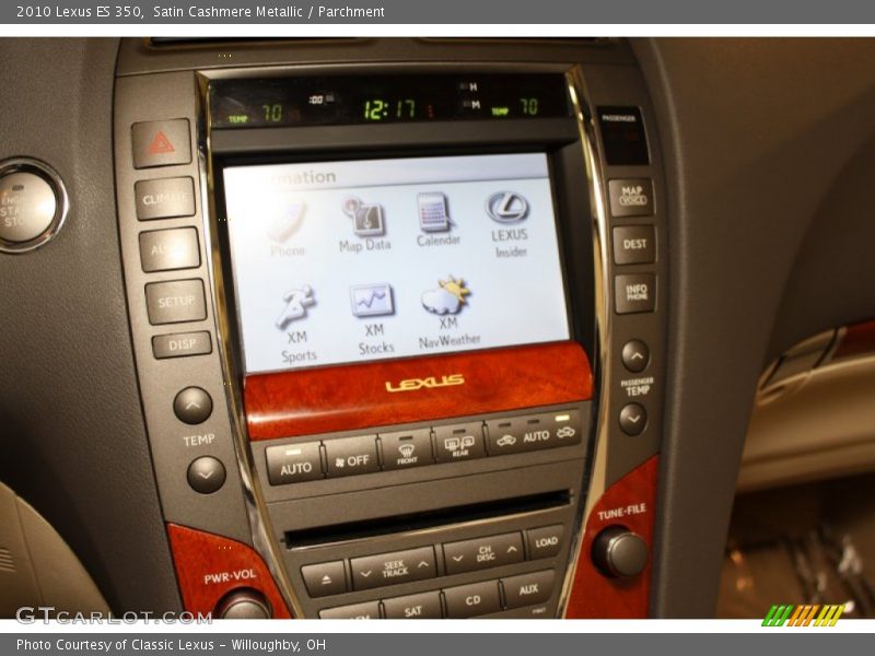 Satin Cashmere Metallic / Parchment 2010 Lexus ES 350