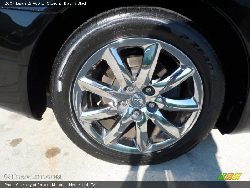 Obsidian Black / Black 2007 Lexus LS 460 L