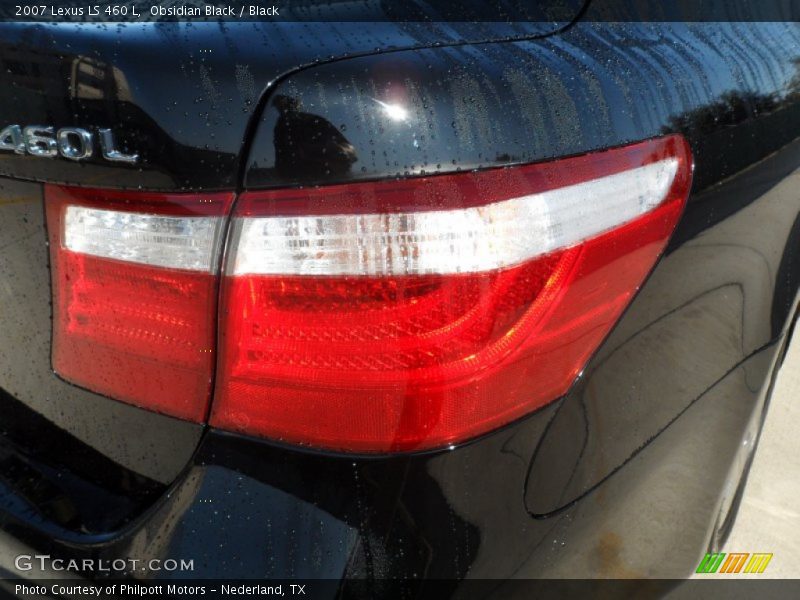 Obsidian Black / Black 2007 Lexus LS 460 L