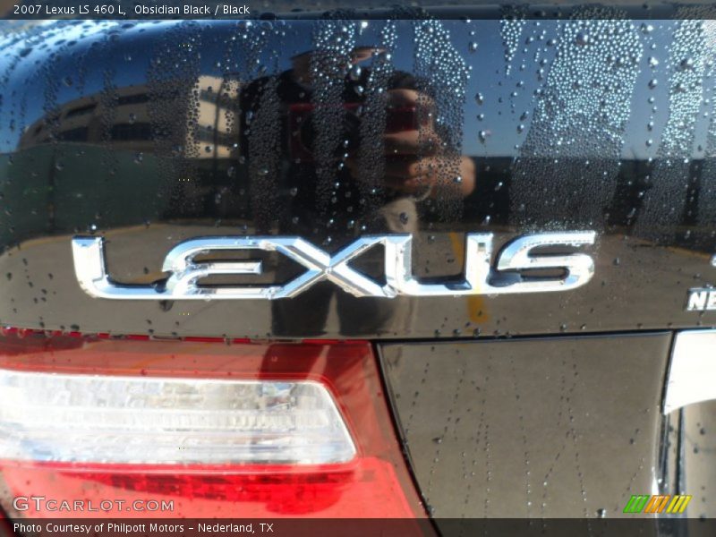 Obsidian Black / Black 2007 Lexus LS 460 L