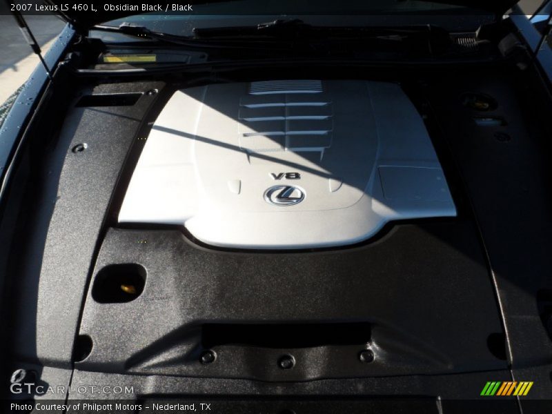 Obsidian Black / Black 2007 Lexus LS 460 L