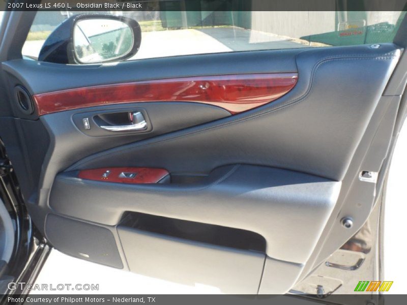 Obsidian Black / Black 2007 Lexus LS 460 L