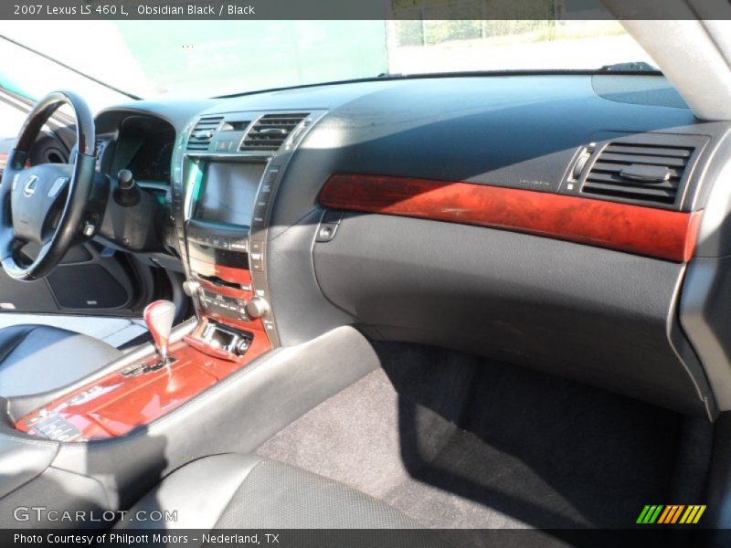 Obsidian Black / Black 2007 Lexus LS 460 L