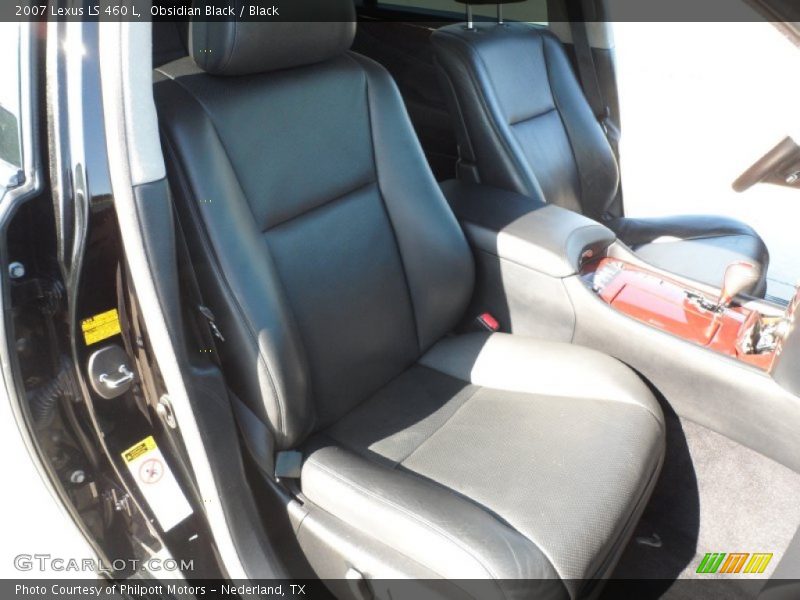 Obsidian Black / Black 2007 Lexus LS 460 L