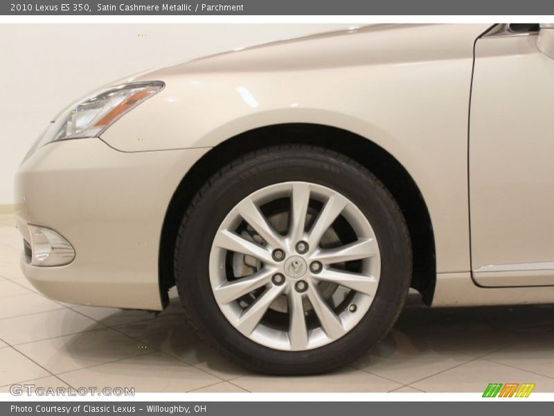 Satin Cashmere Metallic / Parchment 2010 Lexus ES 350