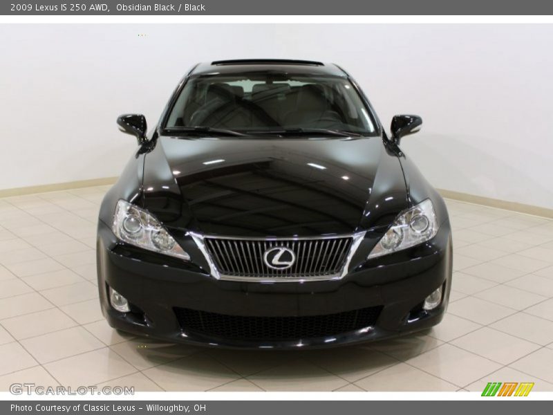 Obsidian Black / Black 2009 Lexus IS 250 AWD