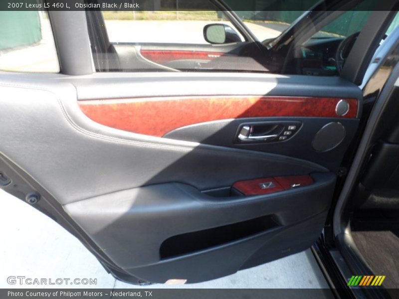 Obsidian Black / Black 2007 Lexus LS 460 L