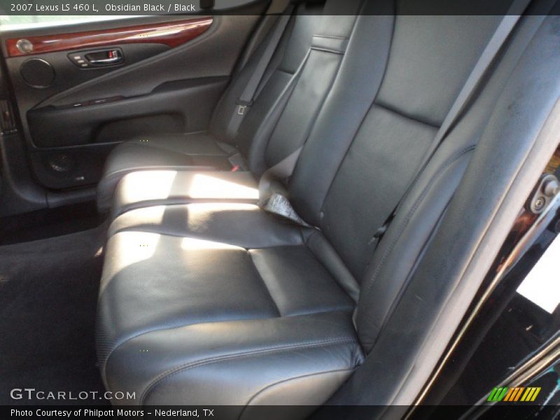 Obsidian Black / Black 2007 Lexus LS 460 L