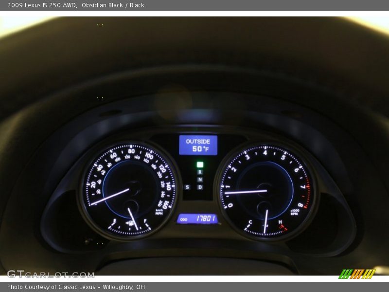  2009 IS 250 AWD 250 AWD Gauges