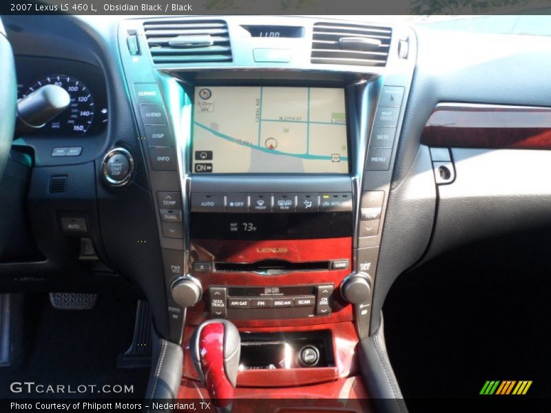 Obsidian Black / Black 2007 Lexus LS 460 L
