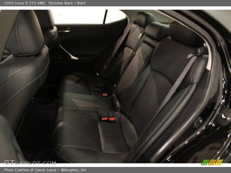  2009 IS 250 AWD Black Interior