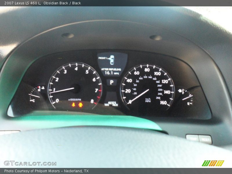 Obsidian Black / Black 2007 Lexus LS 460 L