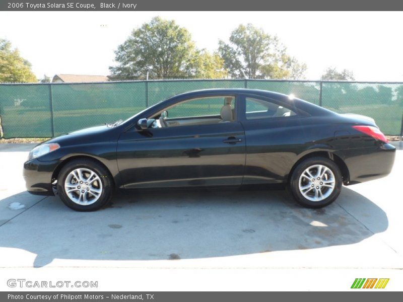 Black / Ivory 2006 Toyota Solara SE Coupe