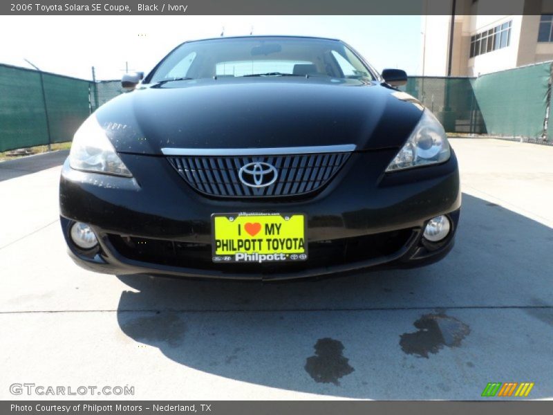 Black / Ivory 2006 Toyota Solara SE Coupe