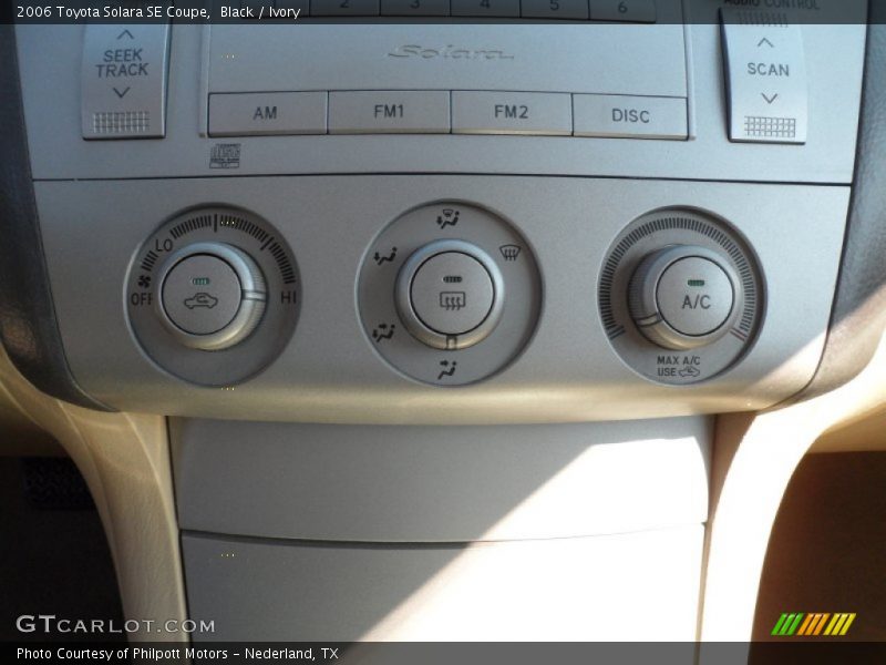 Black / Ivory 2006 Toyota Solara SE Coupe