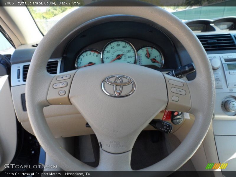 Black / Ivory 2006 Toyota Solara SE Coupe