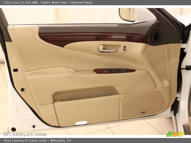 Starfire White Pearl / Cashmere Beige 2009 Lexus LS 460 AWD