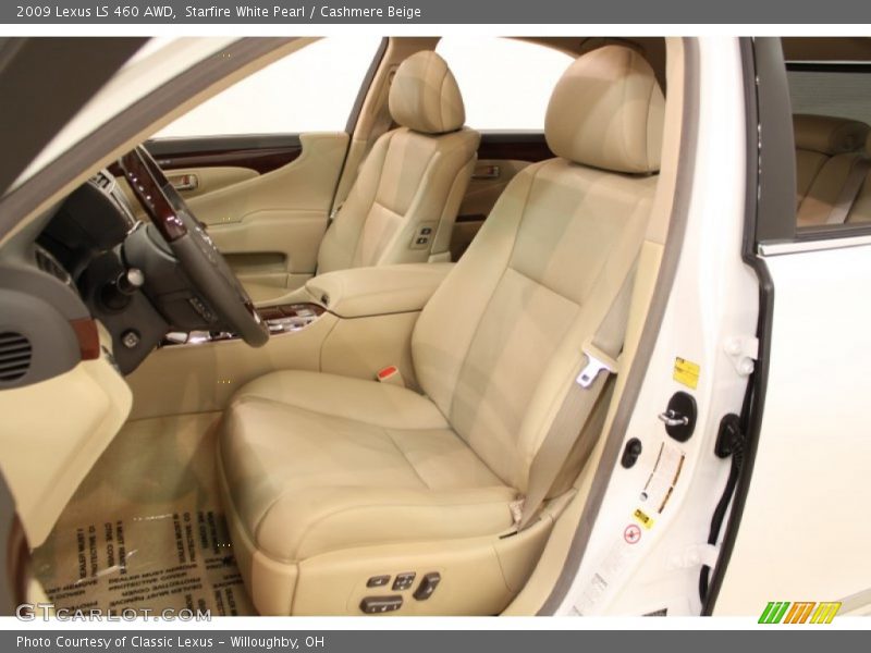 Starfire White Pearl / Cashmere Beige 2009 Lexus LS 460 AWD