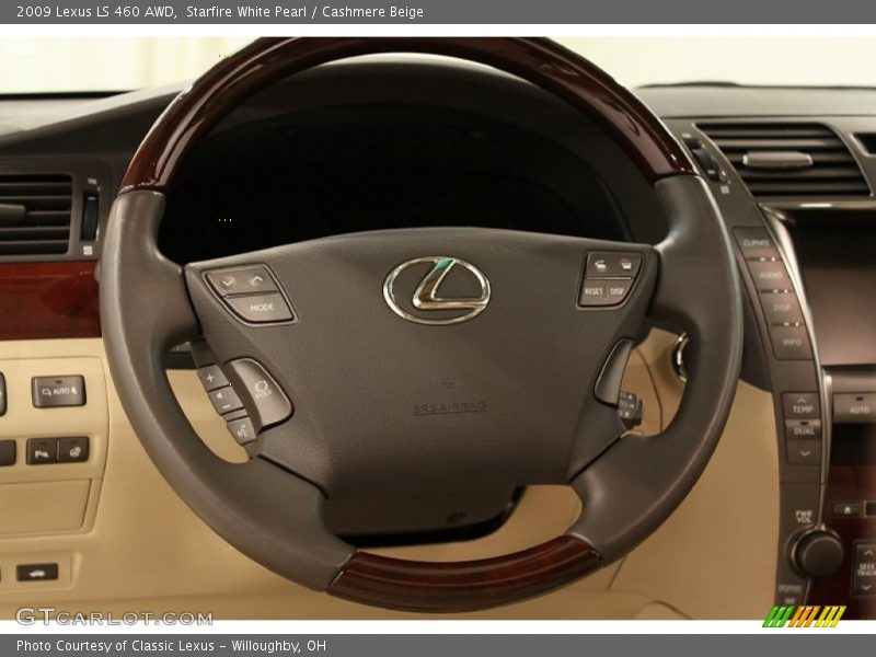Starfire White Pearl / Cashmere Beige 2009 Lexus LS 460 AWD