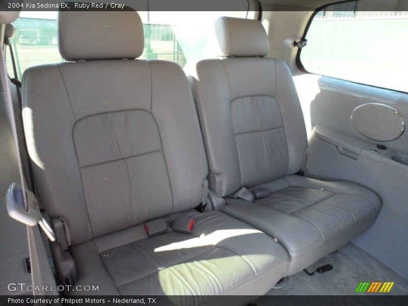 Ruby Red / Gray 2004 Kia Sedona EX