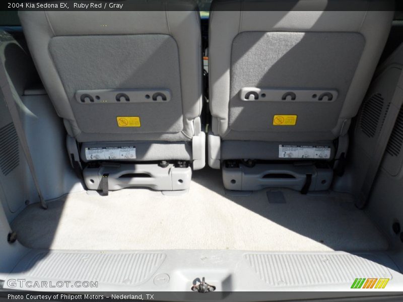 Ruby Red / Gray 2004 Kia Sedona EX