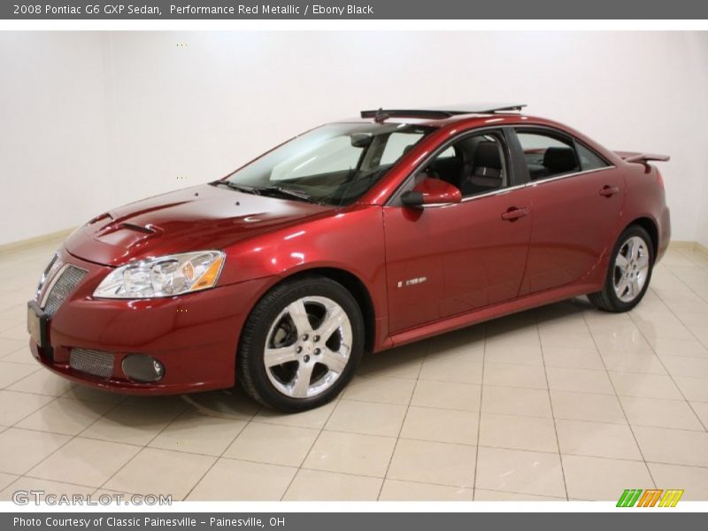 Performance Red Metallic / Ebony Black 2008 Pontiac G6 GXP Sedan