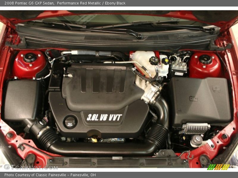 Performance Red Metallic / Ebony Black 2008 Pontiac G6 GXP Sedan