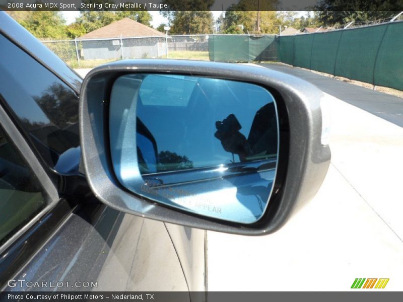 Sterling Gray Metallic / Taupe 2008 Acura MDX Sport