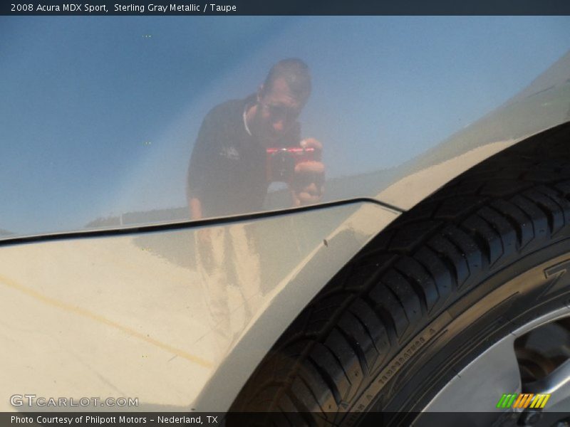 Sterling Gray Metallic / Taupe 2008 Acura MDX Sport