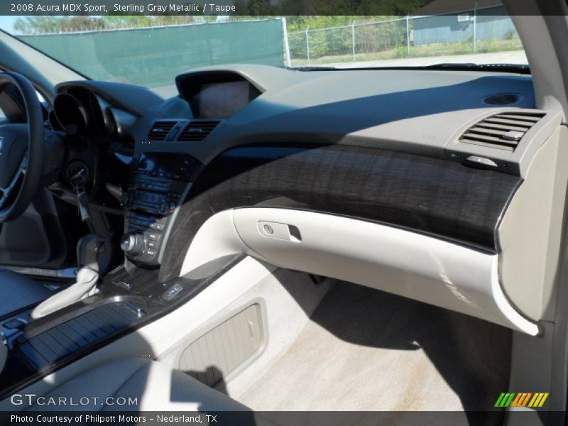 Sterling Gray Metallic / Taupe 2008 Acura MDX Sport